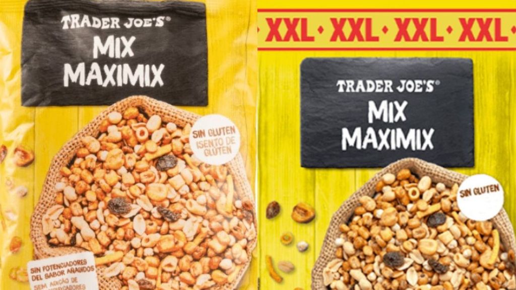 Imagen de las bolsas de Mix Maximix incluidas en la alerta alimentaria