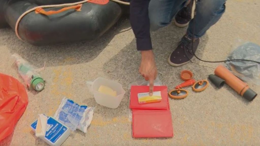 La balsa salvavidas con la que cuentan los marineros en altamar