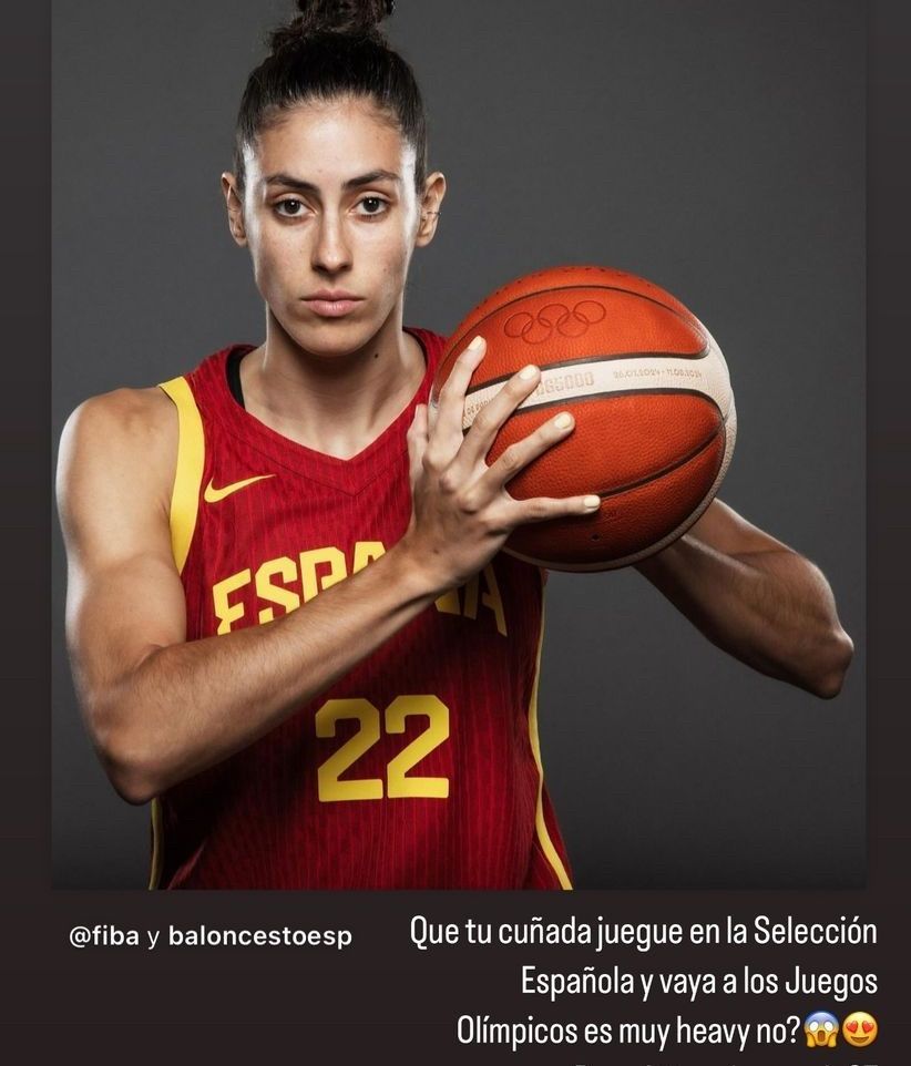 Mensaje de Ana Moya apoyando a su cuñada en los Juegos Olímpicos