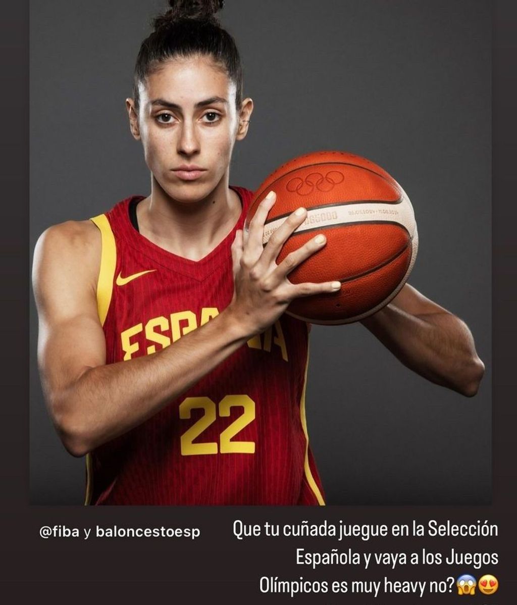 Mensaje de Ana Moya apoyando a su cuñada en los Juegos Olímpicos