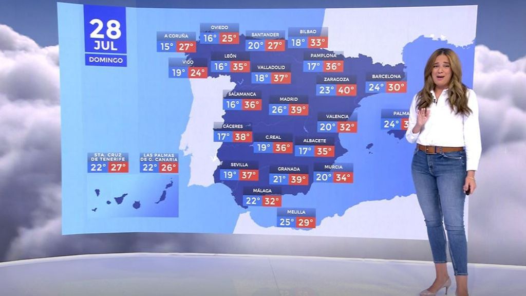 ¿Qué tiempo se prevé para la jornada del domingo?: altas temperaturas y calima provocadas por una Dana