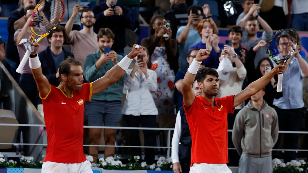 Rafael Nadal y Carlos Alcaraz vs González y Molteni