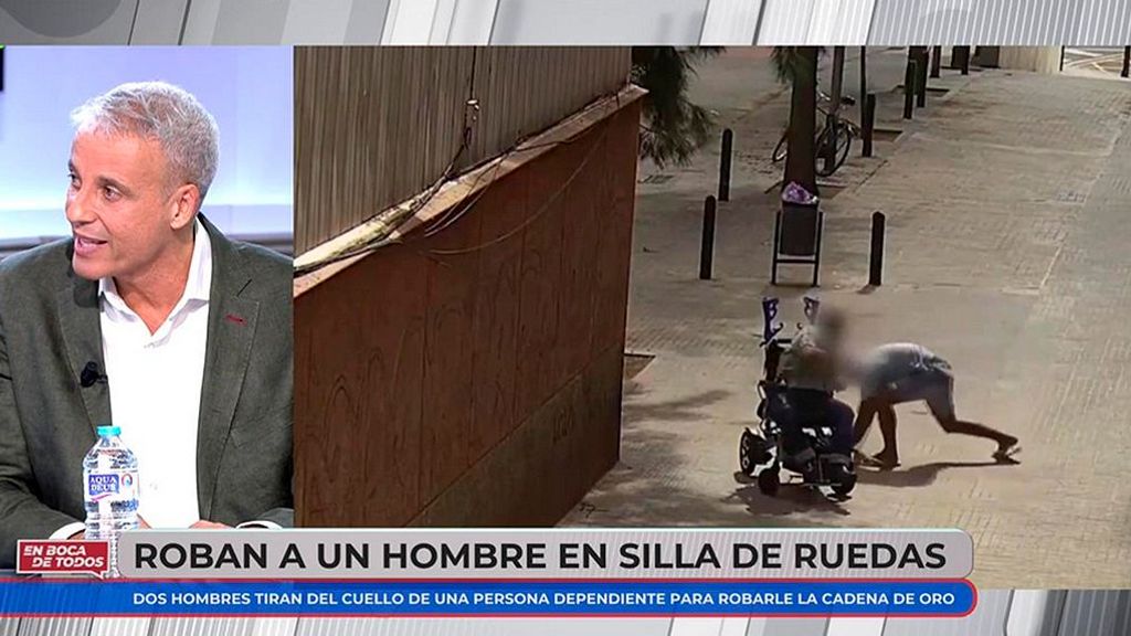 Carlos Segarra estalla contra el robo a un hombre en silla de ruedas: "La mejor pena es que le corten el cuello"