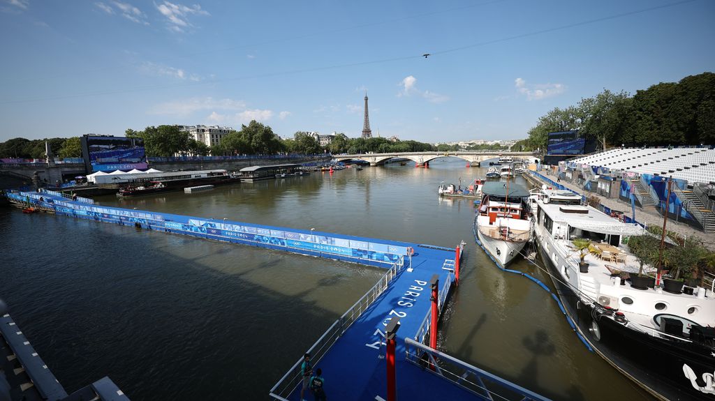 La calidad del agua del río Sena, en el punto de mira: suspendidos de nuevo los entrenamientos de triatlón