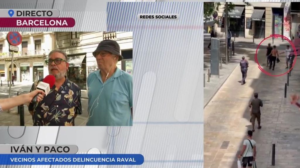 La preocupación de Iván y Paco, dos vecinos del Raval