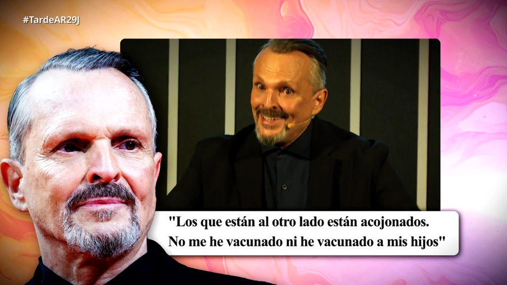 'TardeAR' se infiltra en el acto de Miguel Bosé donde promueven la lejía como cura para el autismo