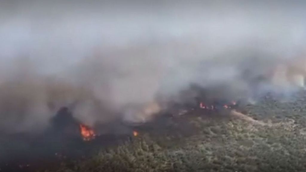 Declaran el nivel 2 en el incendio forestal de Valverdejo, en Cuenca: desconectada una subestación del AVE Madrid-Levante