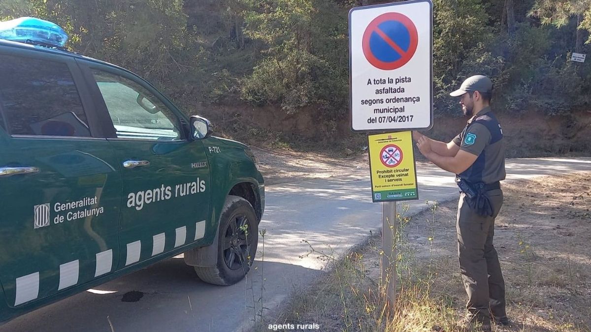 Restringen el acceso a cinco espacios naturales catalanes frente al peligro extremo de incendio forestal