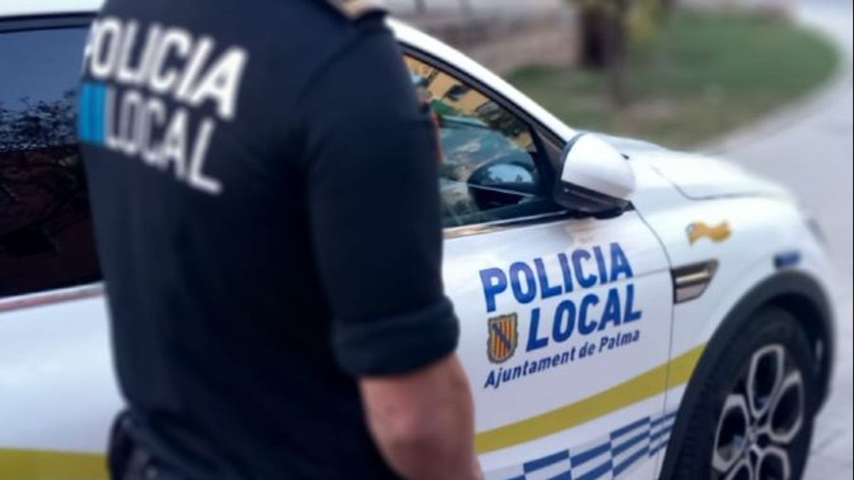 Un agente de la Policía Local de Palma