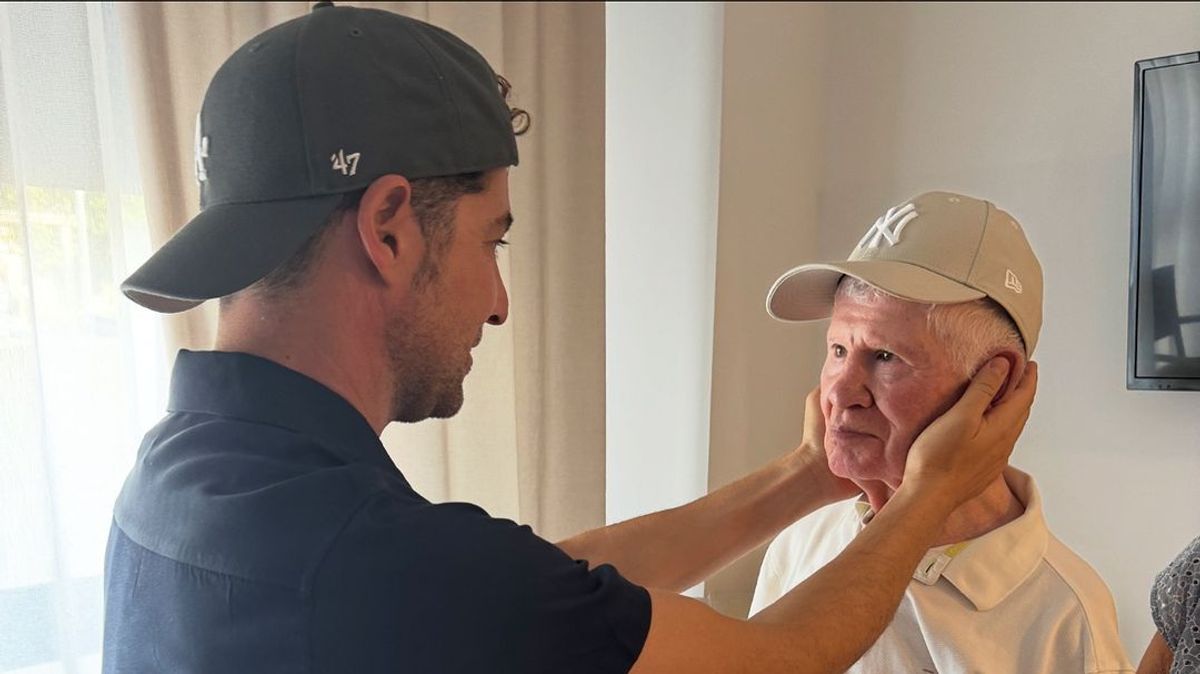 David Bisbal con su padre, José