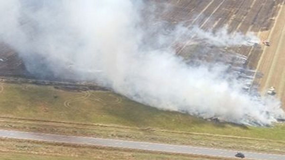 Hallan el cadáver de un hombre entre los restos de un incendio de una tierra de cultivo en Palencia