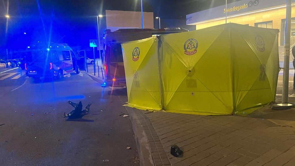 Atropello de un joven frente a la estación de Cercanías de Santa Eugenia