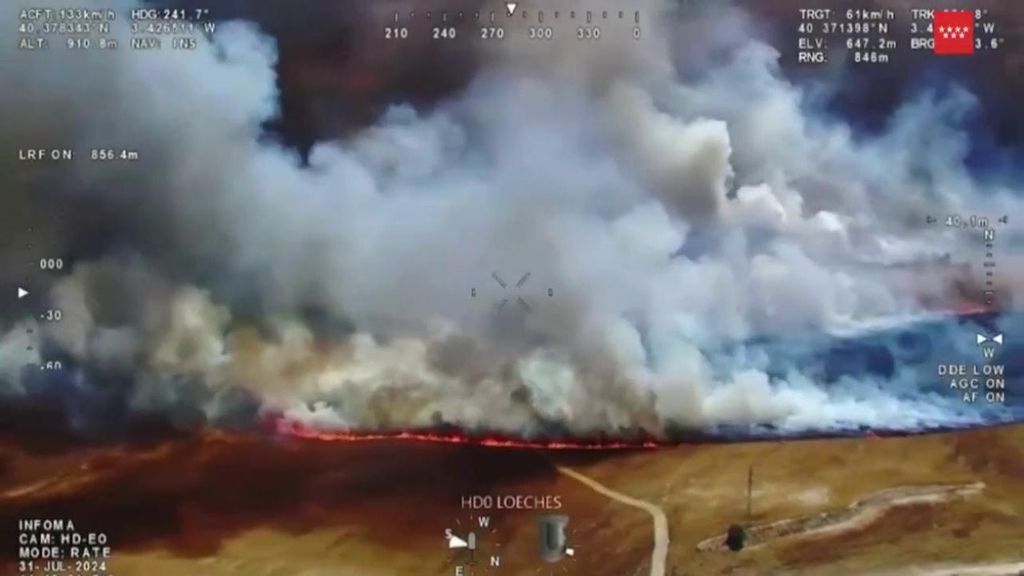 El incendio de Loeches, Madrid, continúa activo aunque controlado: 60 personas han sido desalojadas