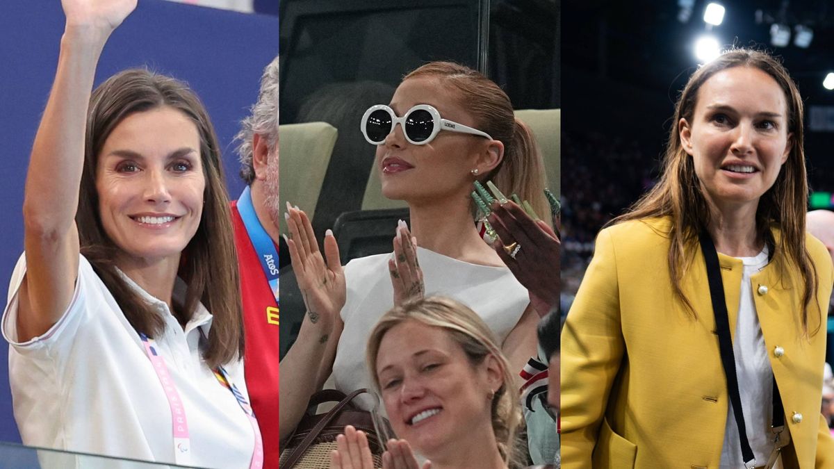 La reina Letizia, Ariana Grande y Natalie Portman, en un montaje de fotos