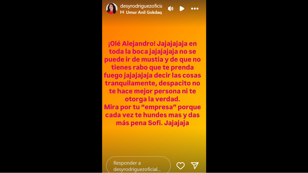 Desi Rodríguez defiende a Alejandro de Sofía Suescun y Kiko Jiménez