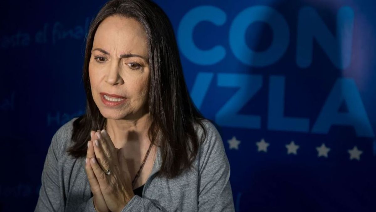 Maria Corina Machado, fundadora del movimiento antichavista Vente Venezuela dice que teme por su vida