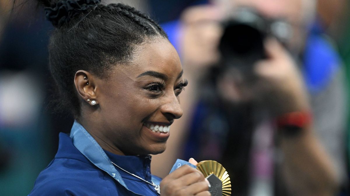 Simone Biles, con la medalla de oro