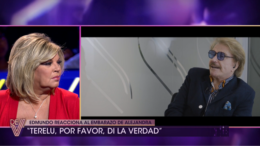 Terelu Campos reacciona a las palabras de Edmundo sobre el embarazo de Alejandra