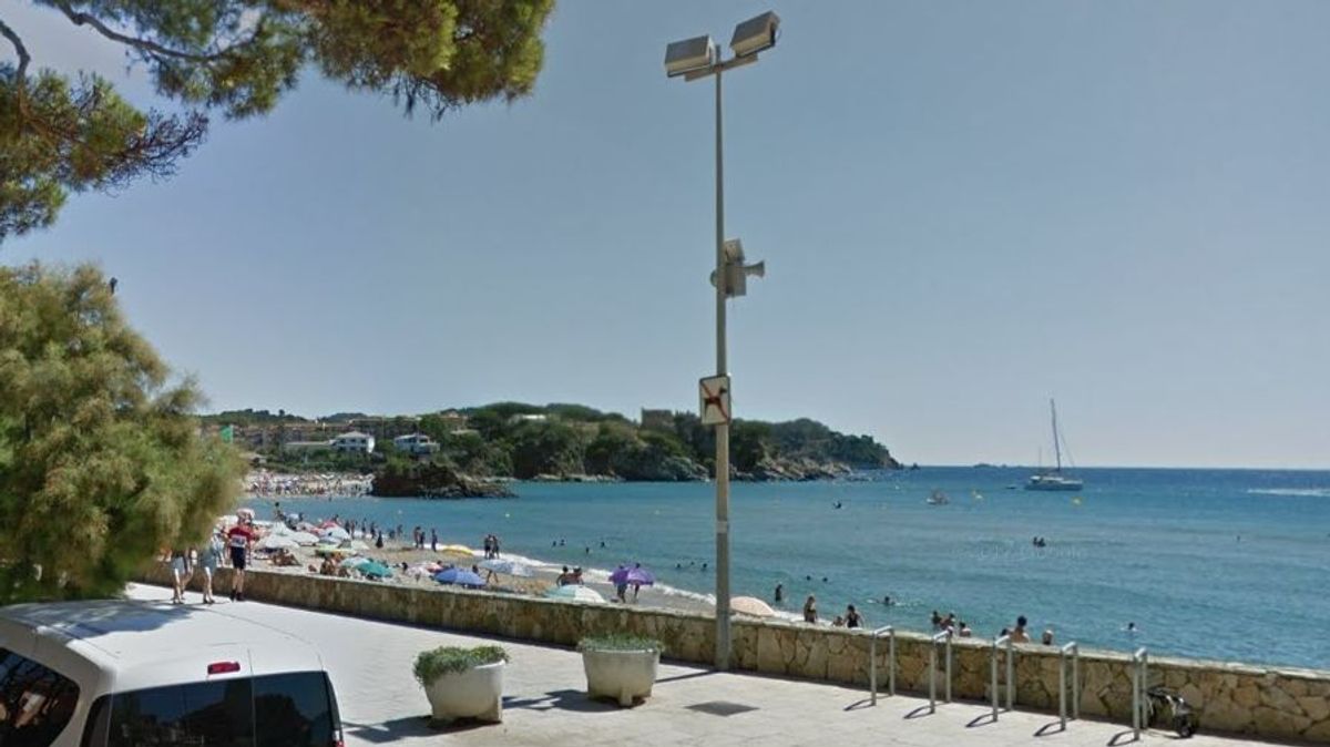 Cala de la Fosca en Palamós, Girona