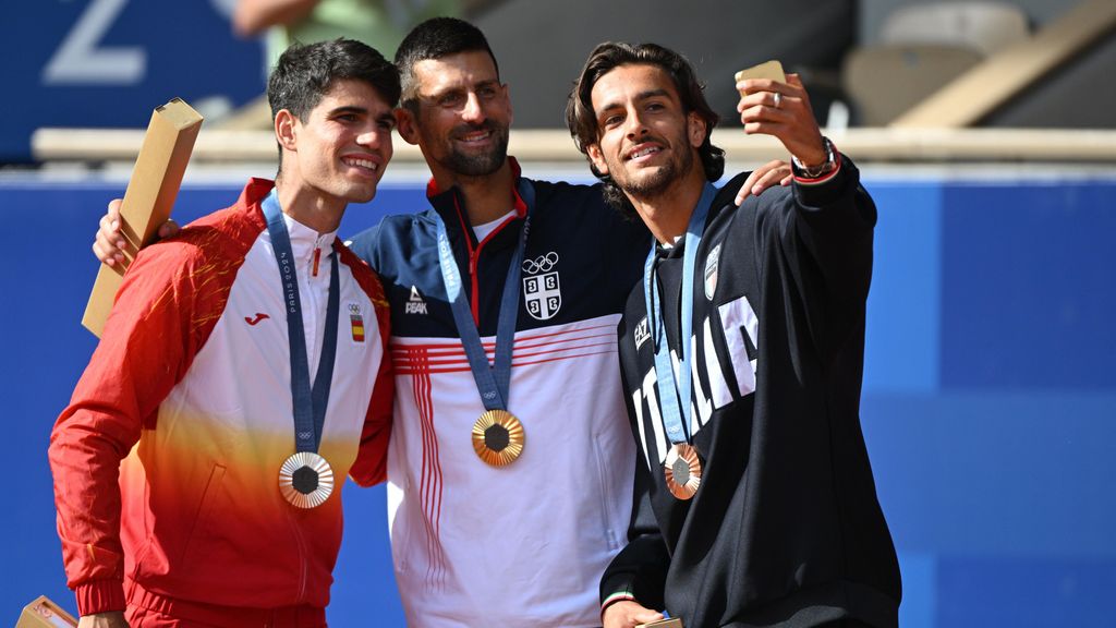 Ganadores podio tenis masculino individual