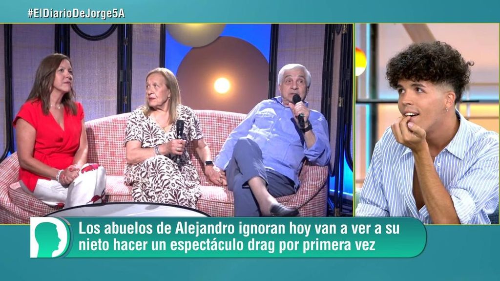 Alejandro quiere que sus abuelos acepten su faceta como drag queen