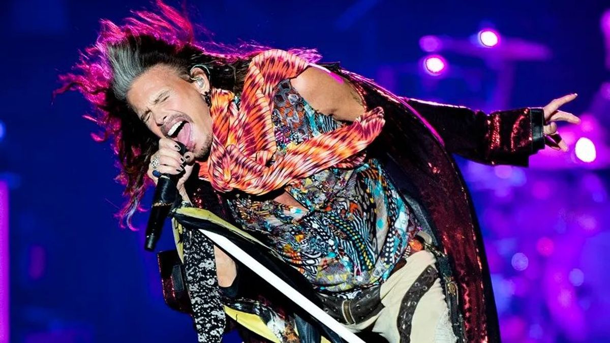 El cantante de Aerosmith, Steven Tyler