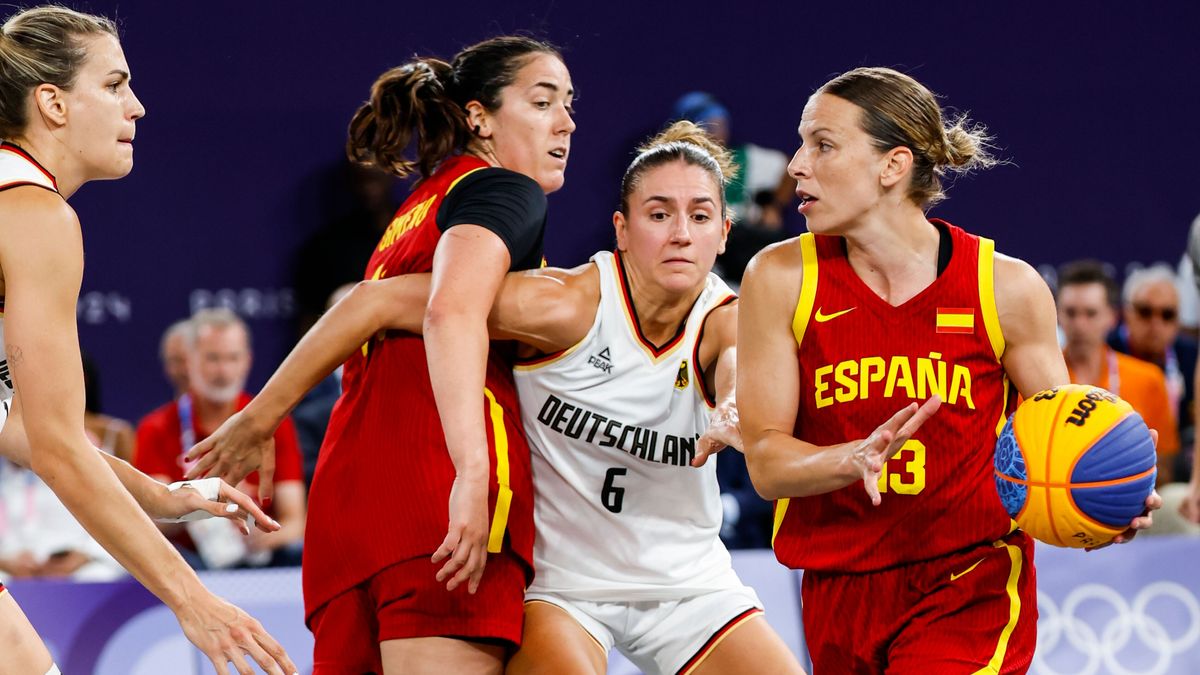 España gana la plata en baloncesto 3x3 femenino en su debut olímpico