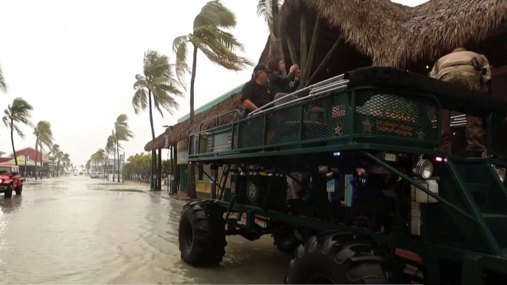 El huracán Debby de categoría 1 llega a Florida, en Estados Unidos: la cuarta tormenta tropical de la Cuenca Atlántica