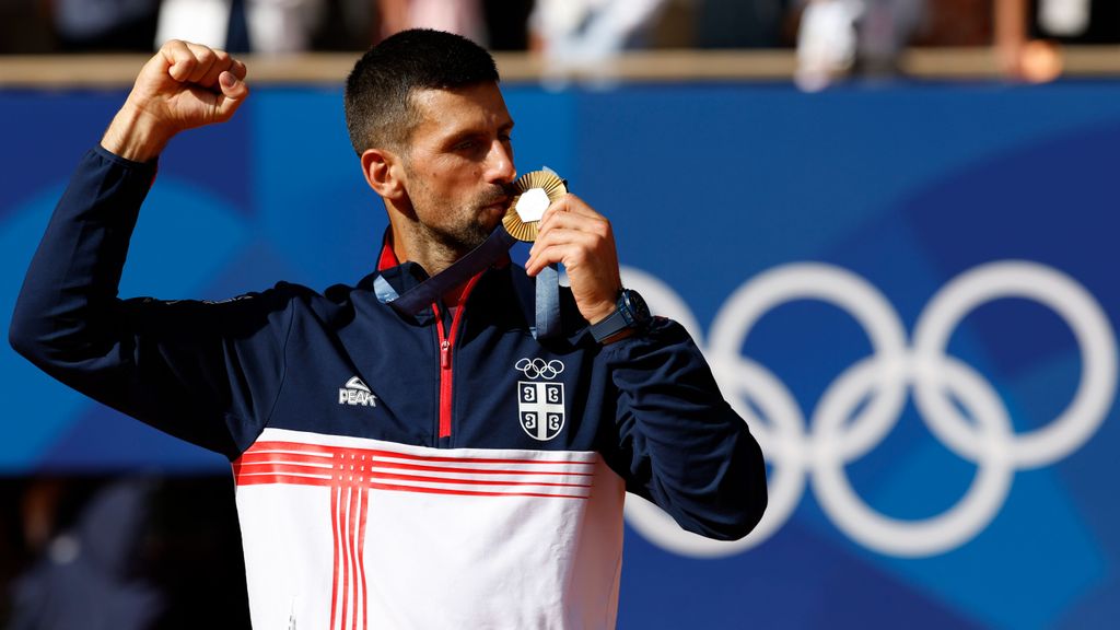 La emoción de Djokovic ante su ansiada medalla