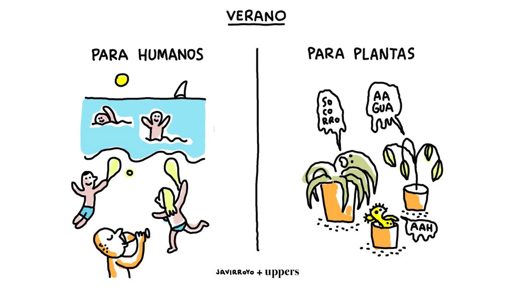 La viñeta de Javirroyo: "Verano para plantas"