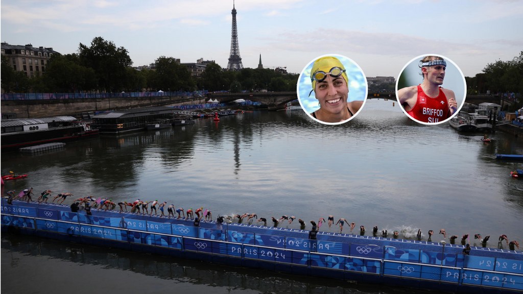 Los dos triatleta, Claire Michel y Adrien Briffod, infectados tras nadar en el río Sena