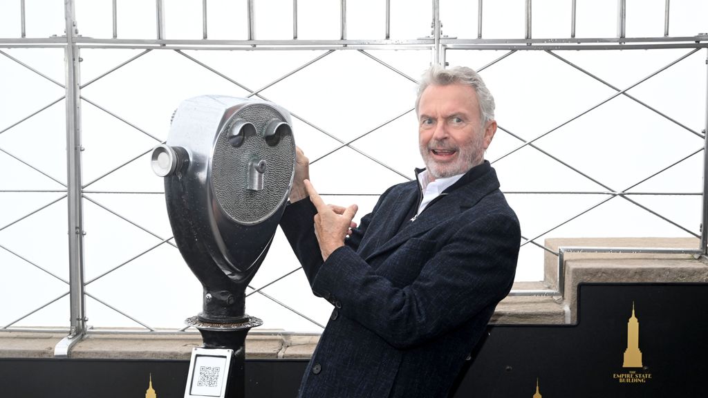 Sam Neill durante en el Empire State este mismo año, durante la promoción de 'Un revés inesperado'.