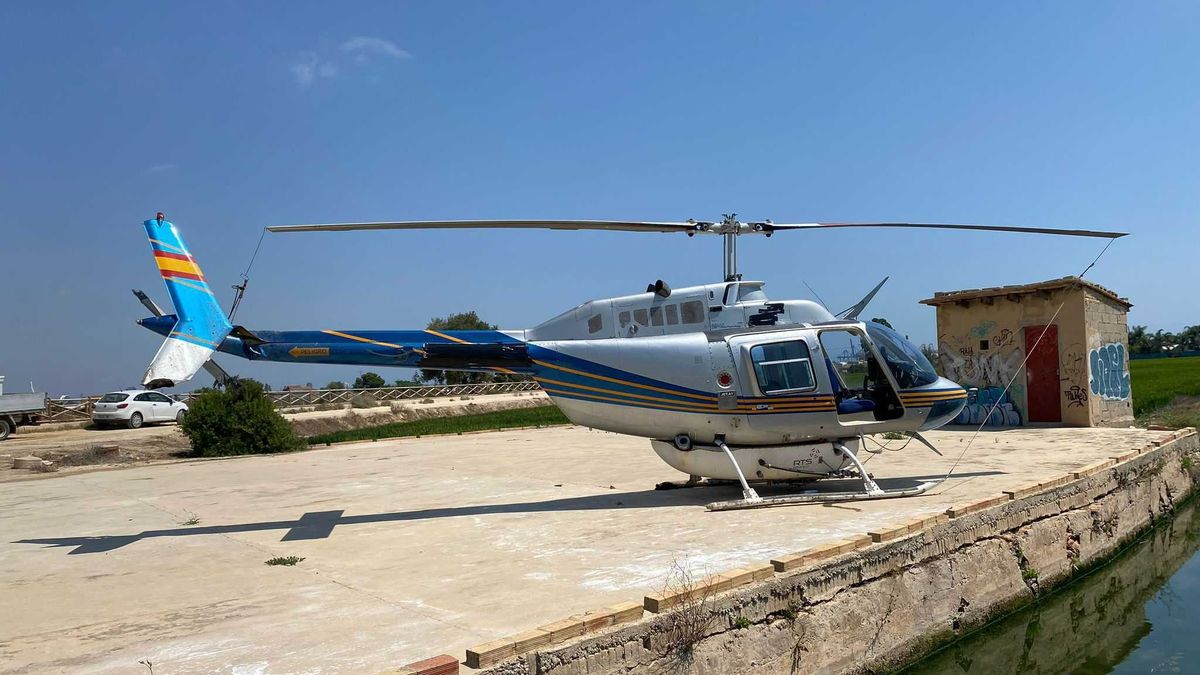 Accidente aéreo en Alfafar, Valencia: un helicóptero se desploma tras chocar con cableado eléctrico