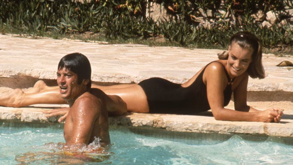 Alain Delon y Romy Schneider en 'La piscina'