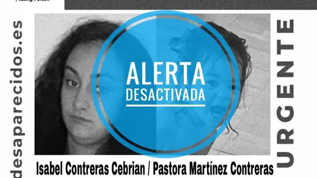 Cartel de búsqueda de Isabel Contreras Cebrián y su hija Pastora Martínez Contreras