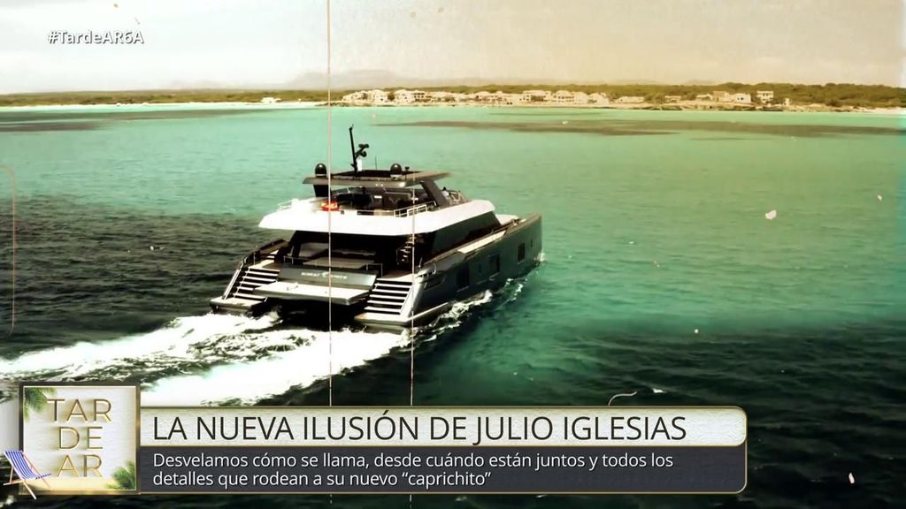 El nuevo yate de Julio Iglesias está valorado en siete millones de euros y tiene el nombre de uno de sus hijos