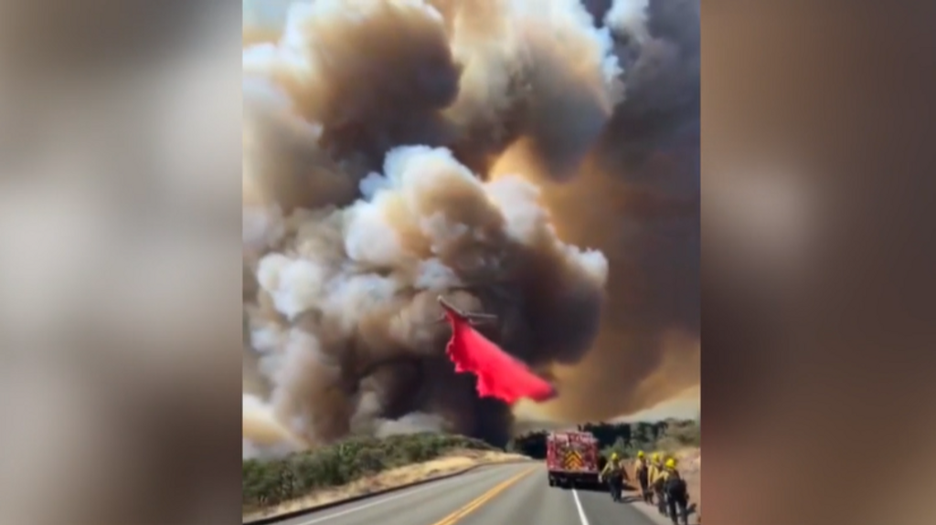 Un nuevo incendio en California, Estados Unidos: evacuaciones masivas y 200 bomberos para hacerle frente