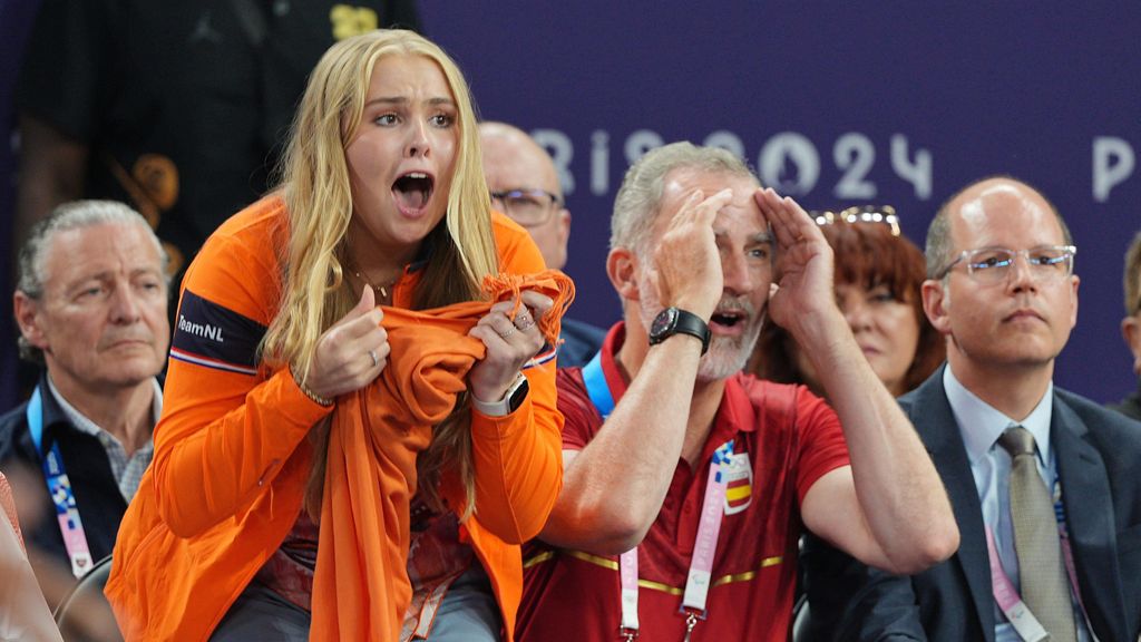 La princesa Amalia de Holanda y su divertida reacción durante un partido de los Juegos Olímpicos