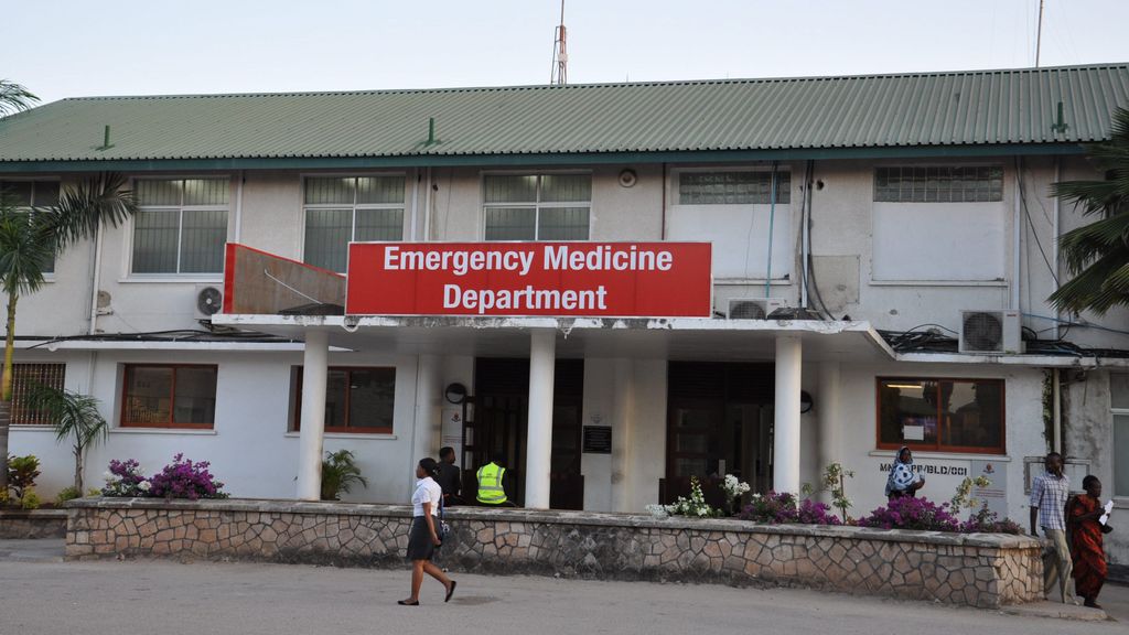 Un centro sanitario de emergencias en Tanzania