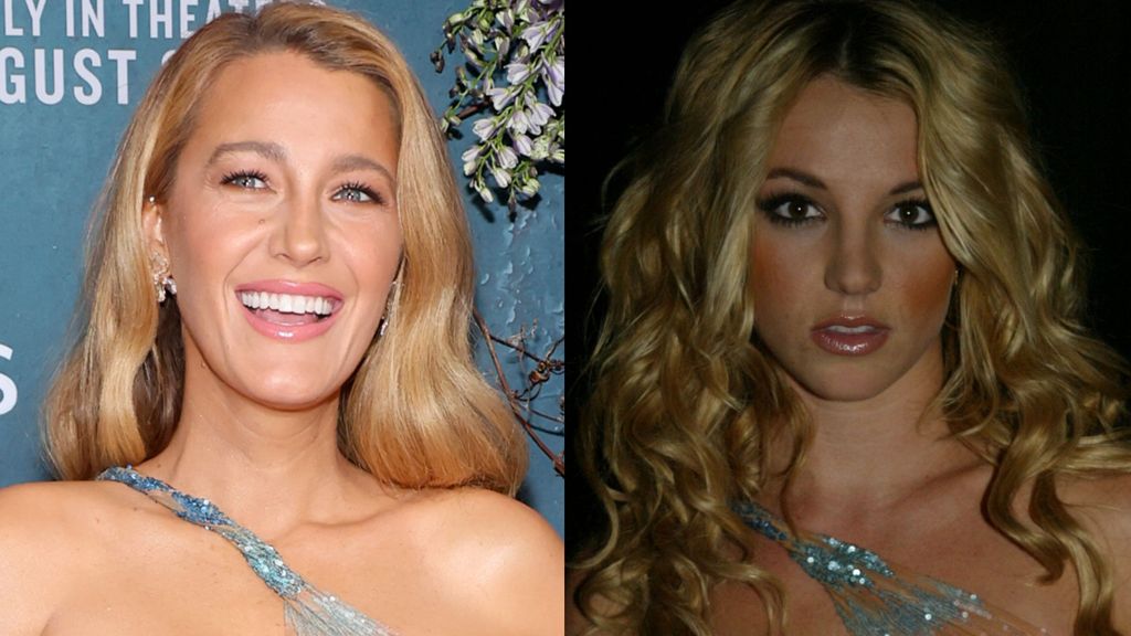 Blake Lively y Britney Spears, en un montaje de fotos