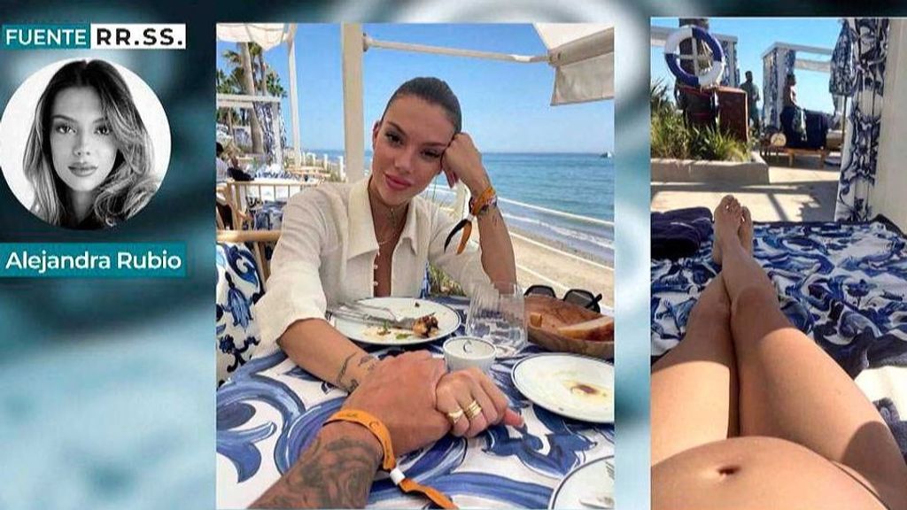 De sus fotos con Carlo a su antojo: así está llevando Alejandra Rubio su embarazo