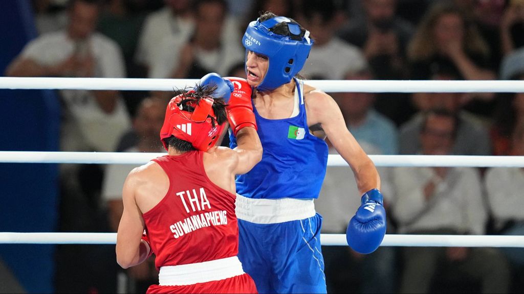 La boxeadora Imane Khelif