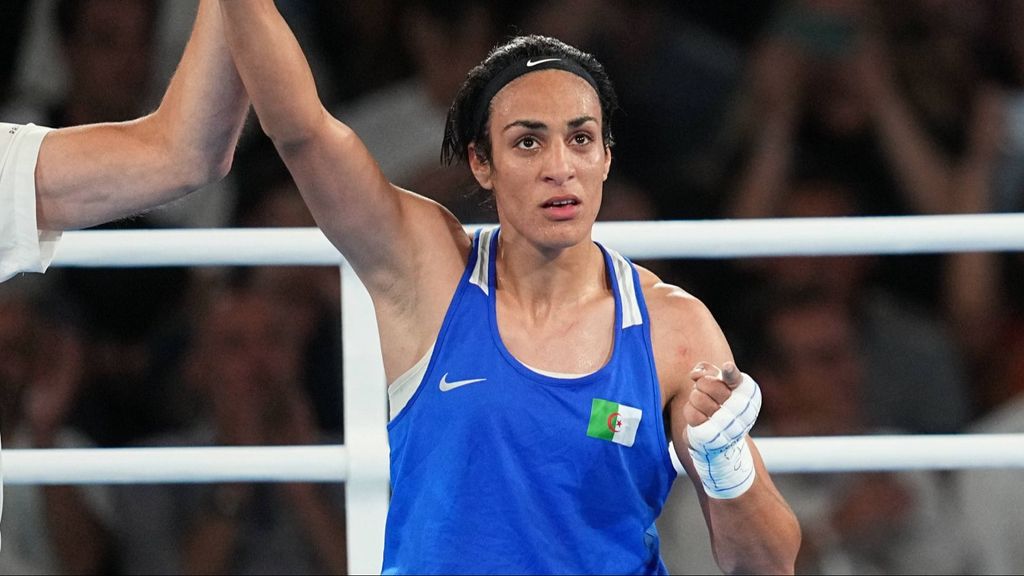 La boxeadora Imane Khelif