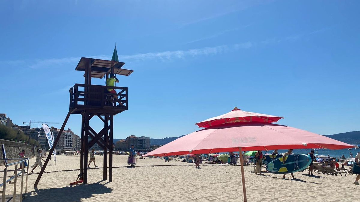 Puesto de socorrismo de la playa de Silgar, Sanxenxo (Pontevedra)