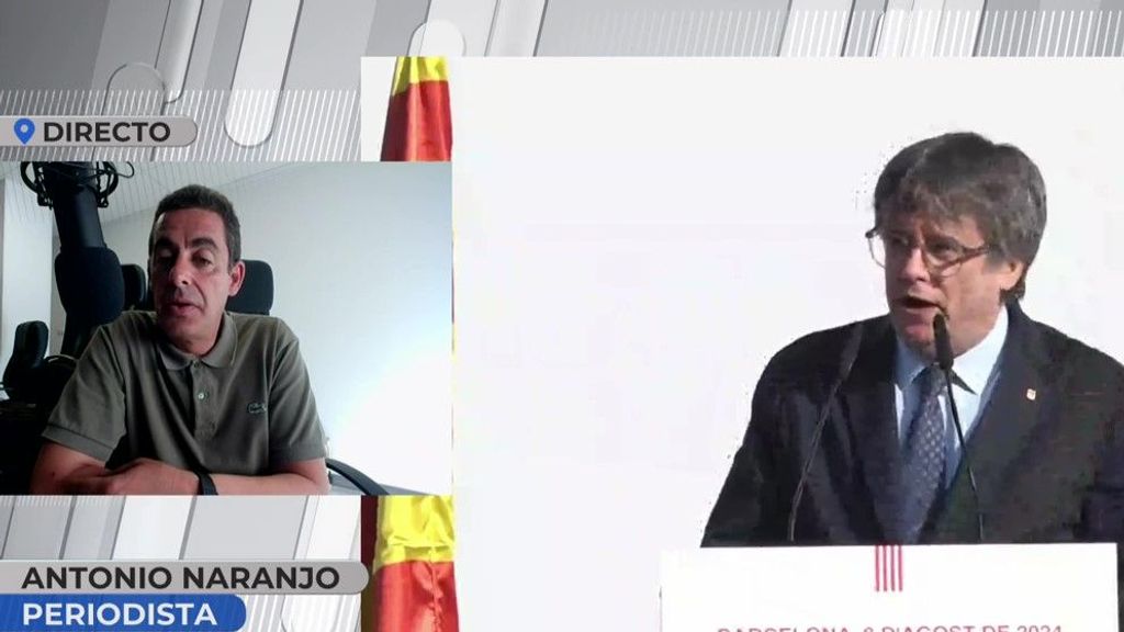 El periodista Antonio Naranjo, sobre la reaparición y fuga de Puigdemont: ''Le han facilitado con una alfombra roja que humille a España''