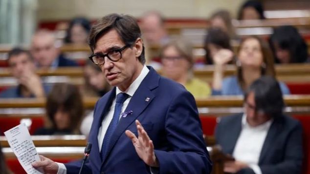 El candidato socialista, Salvador Illa en una foto de ARchivo EFE