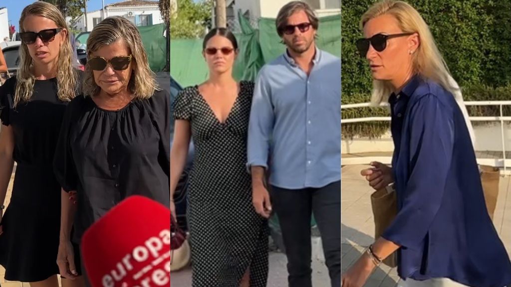 Familiares y allegados de Carlos Goyanes, en su tanatorio Familiares y allegados de Carlos Goyanes, en su tanatorio