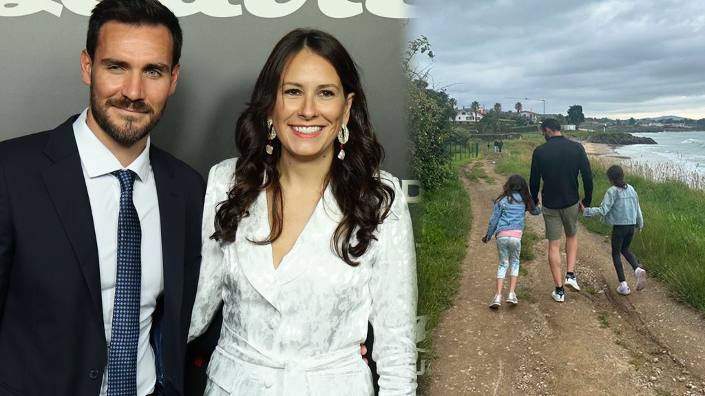 Así es la familia de Saúl Craviotto, su mujer y sus tres hijas