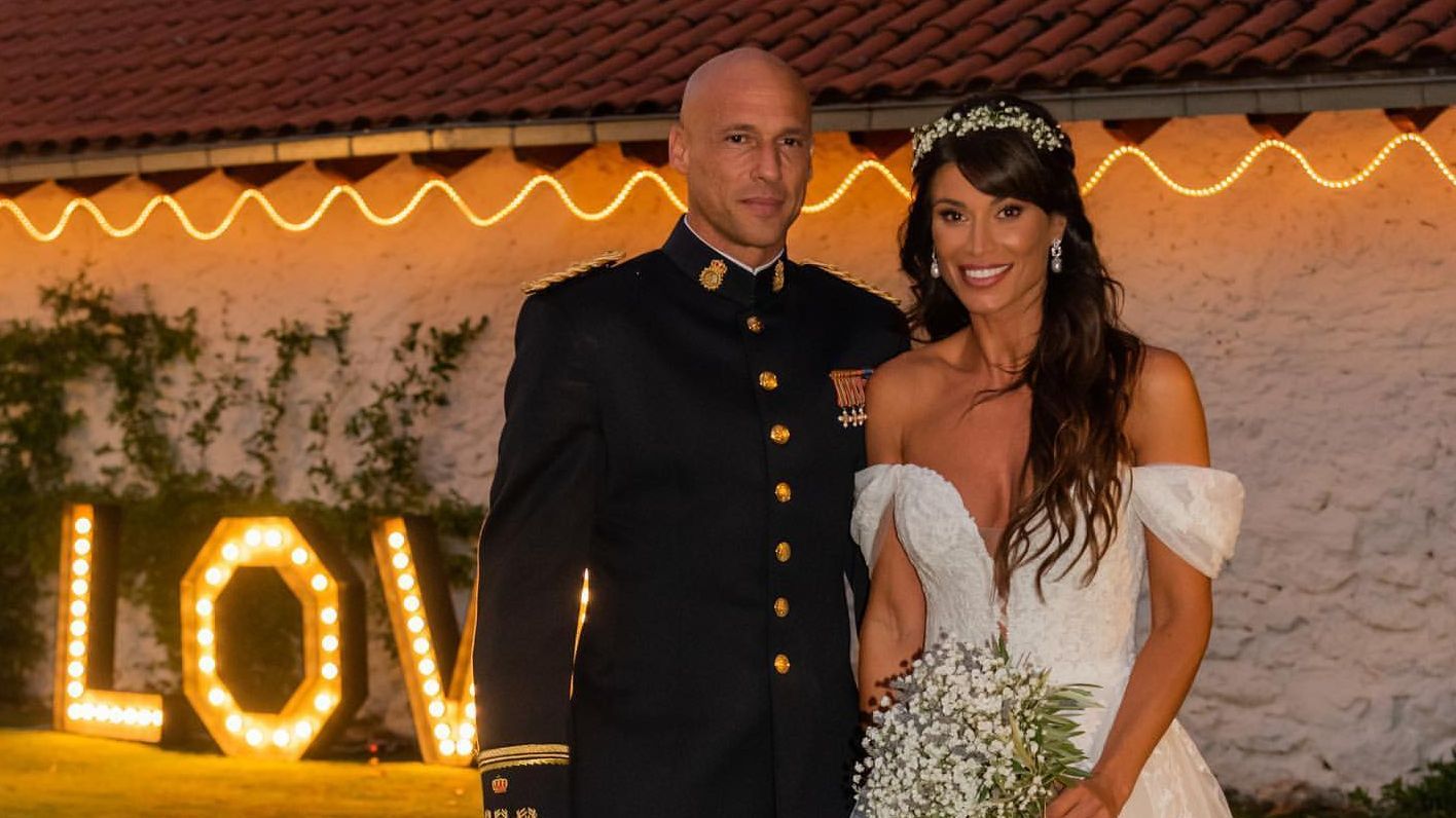 Sonia Ferrer y Sergio Fontecha el día de su boda Sonia Ferrer y Sergio Fontecha el día de su boda