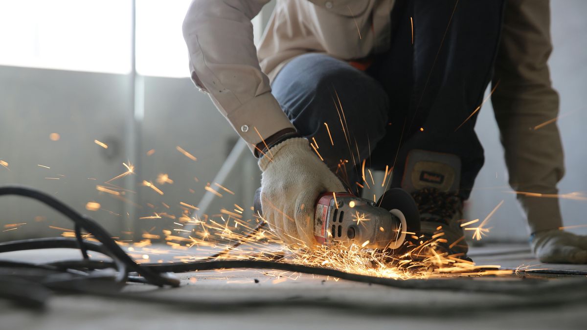 Un trabajador de la construcción, uno de los sectores donde se producen más incidentes laborales